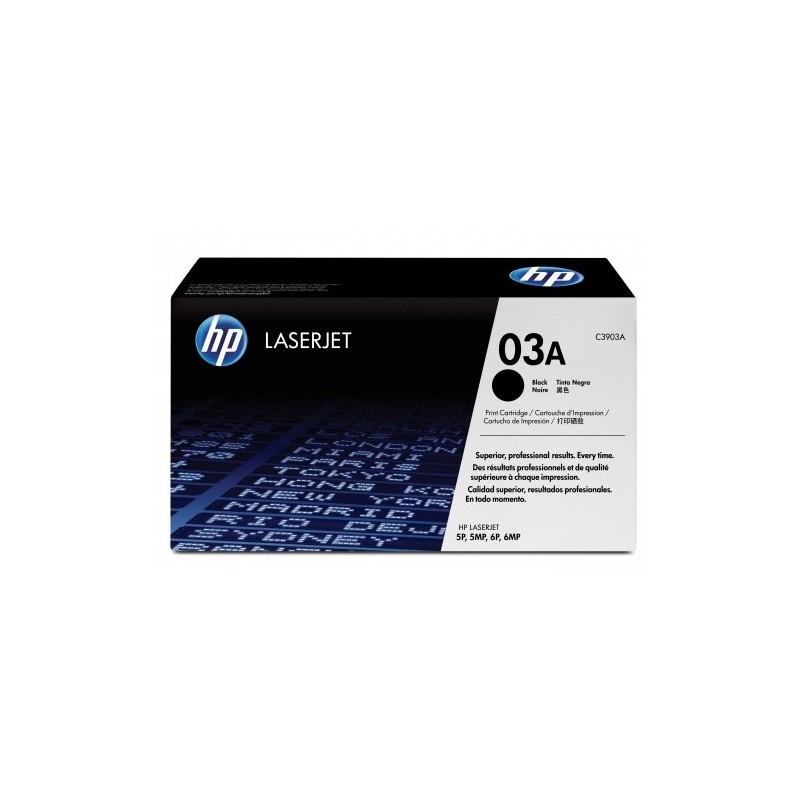Tóner negro HP 1c3903a 03a Tóner negro HP 1c3903a 03a