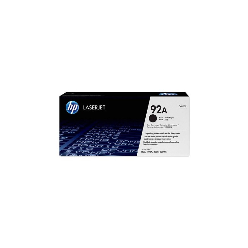 Tóner Negro HP 92a c4092a Tóner Negro HP 92a c4092a